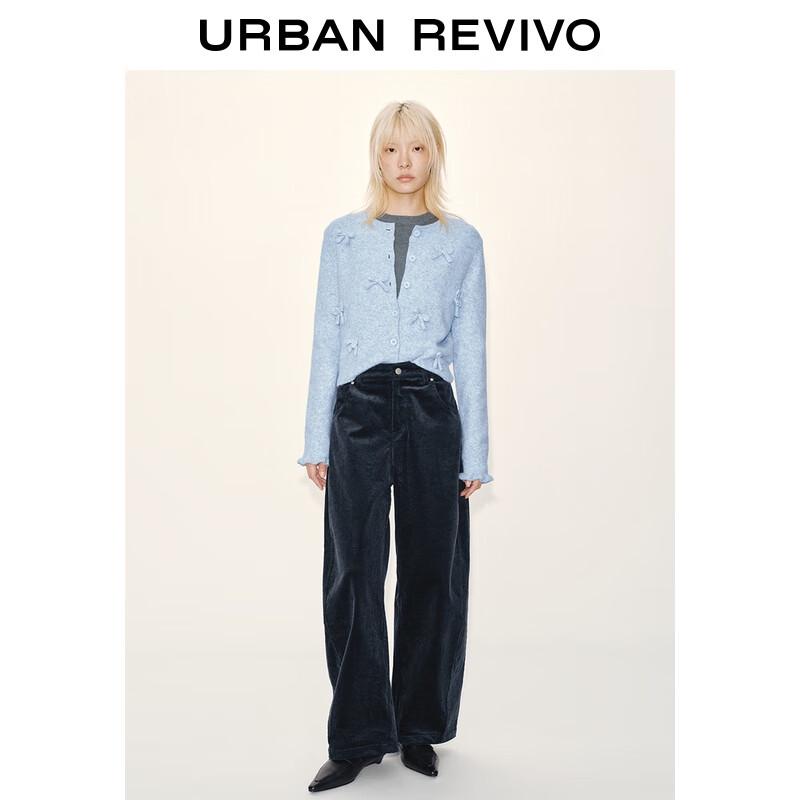 UR Women's Bow-Knot Short Knitted Cardigan