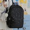 Schoolbag Korean Ins College Wind Star Backpack Women's Large Capacity High School Student Lightweight School Bag New Middle School Student Backpack