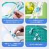 Doyime Circle Cutter, Includes 3 Replacement Blades, Compass Cutter, Gradient Paper Cutter, Compact and Portable DIY Craft Tool, Cuts Large Circles fr