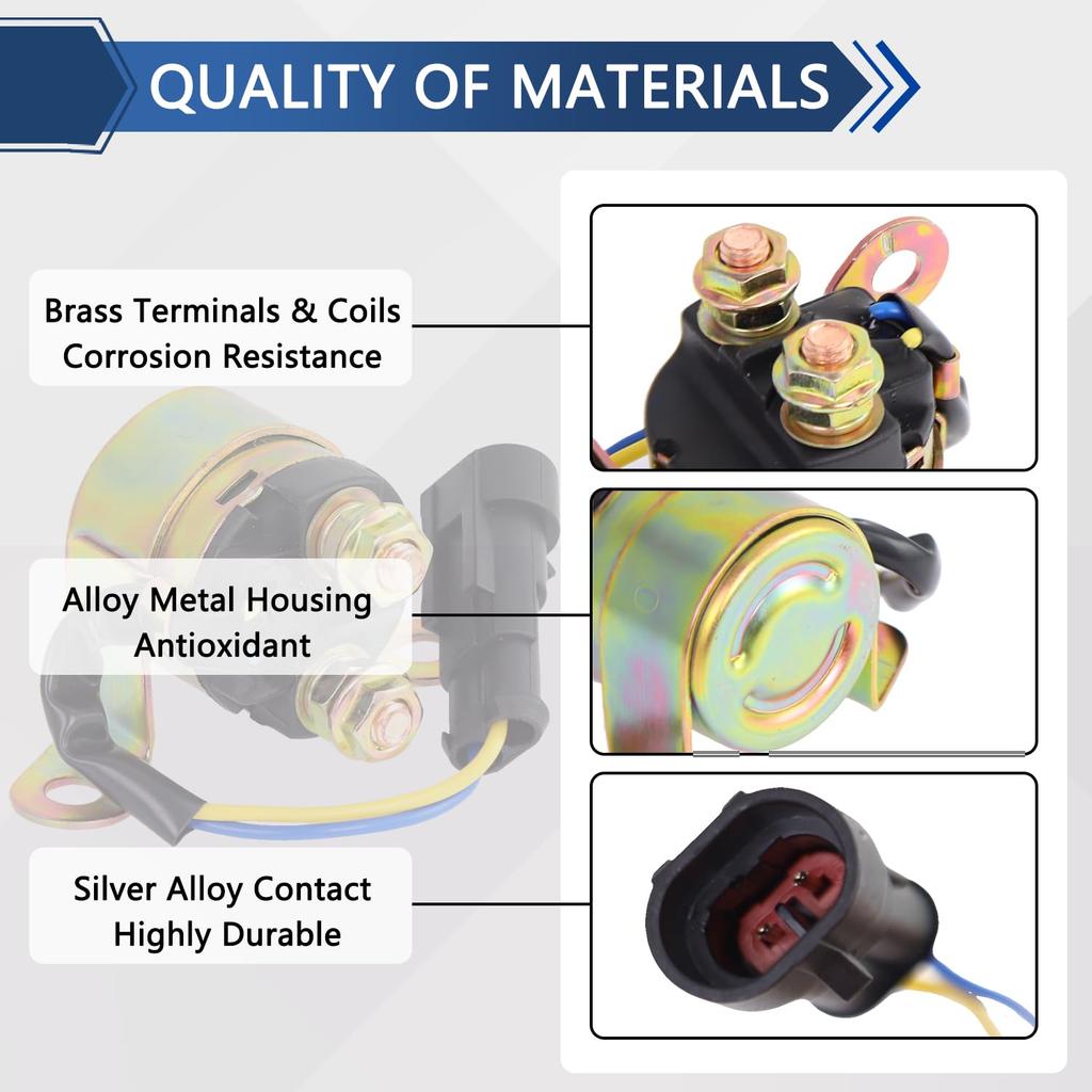 Starter Solenoid Relay Compatible With Polaris Ranger 400 500 570 700 800 RZR 4 XP S 570 800 900 Sportsman 500 700 800 Trail Boss 330 Trail Blazer