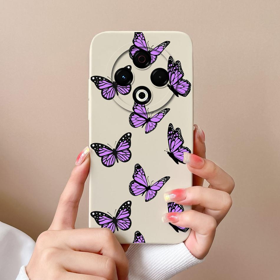For Tecno Spark 30 Pro 30C Case Love Heart Back Cover For Tecno Spark 30C 4G 5G Full Protection Soft Liquid Silicone Phone Cases