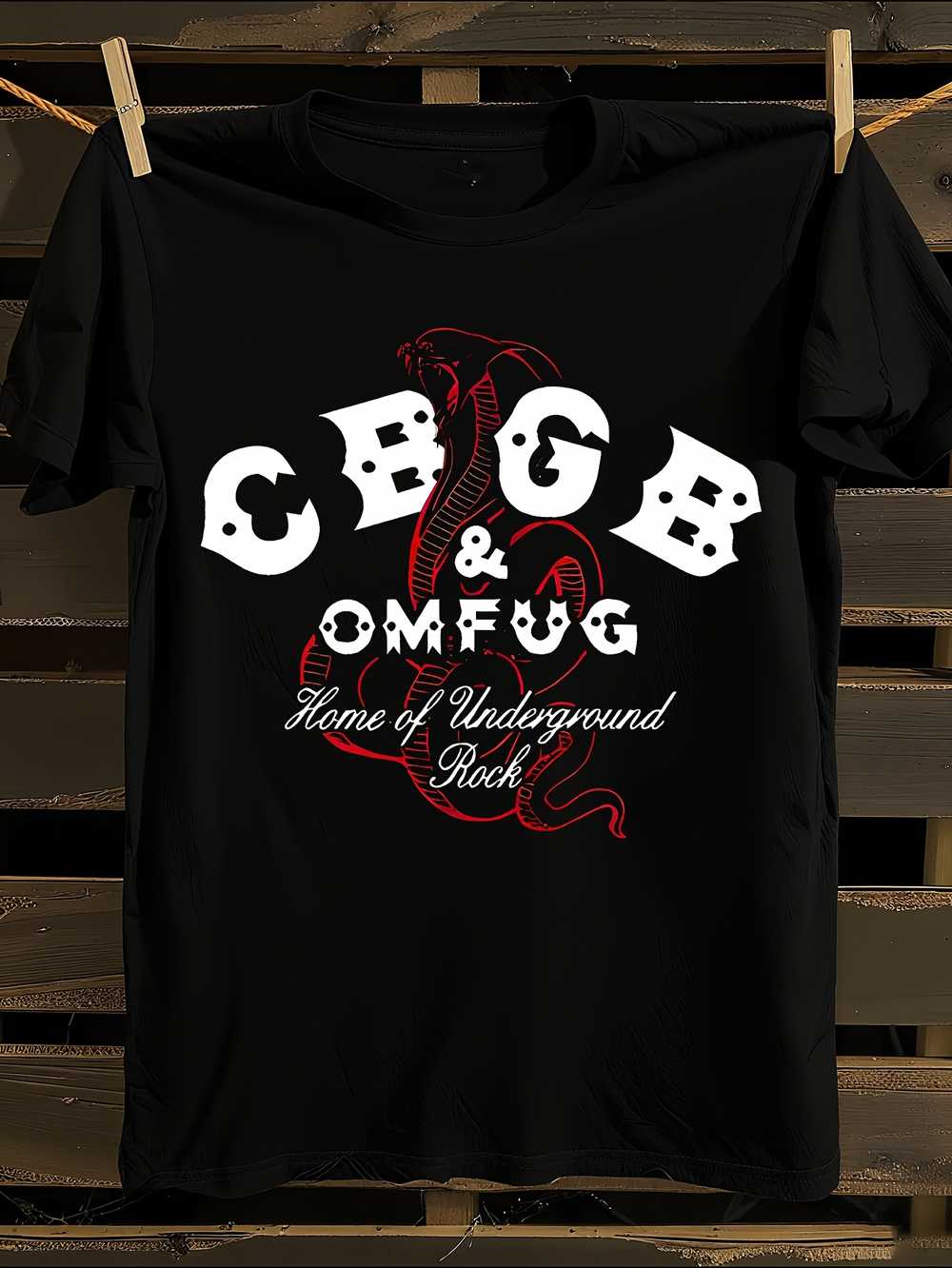 Футболка с винтажным логотипом CBGB & OMFUG XXXL