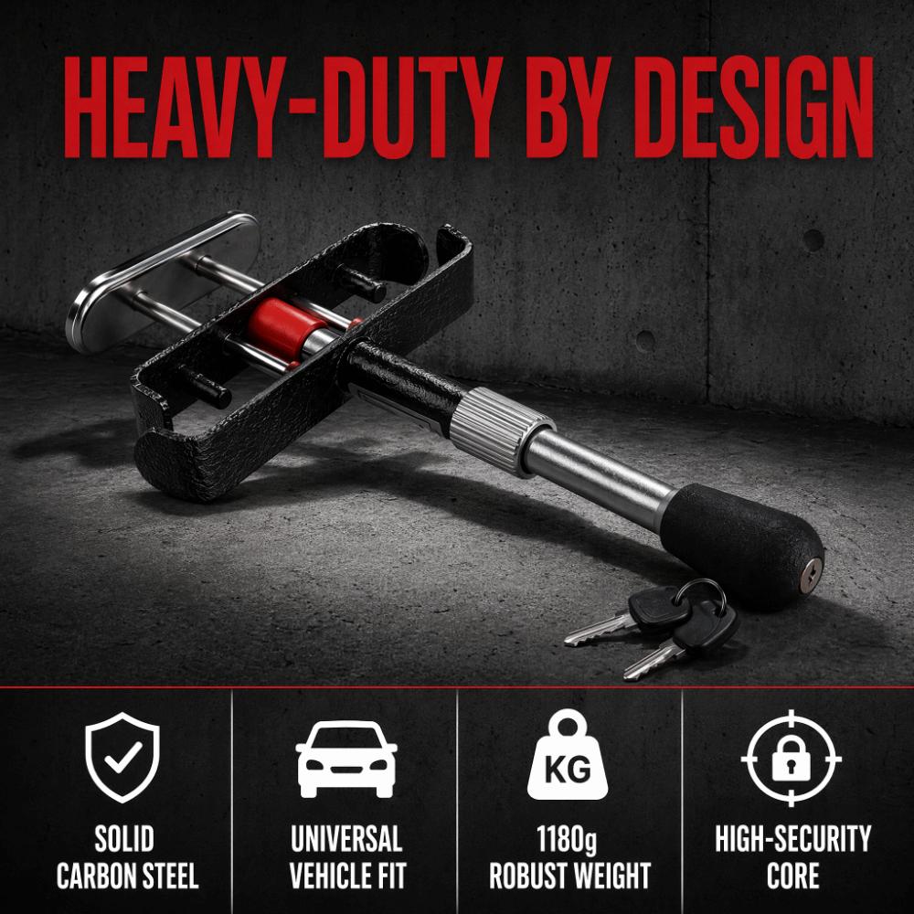 All-Metal Brake Pedal Lock Universal Anti-Theft Lock Spare Parts Clutch Pedal Lock  Vehicle