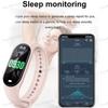Sports Smart Watch Music Control Fitness Calorie Track Bracelet Phone Information Remind Steps Bluetooth Smart Watches M8 Band