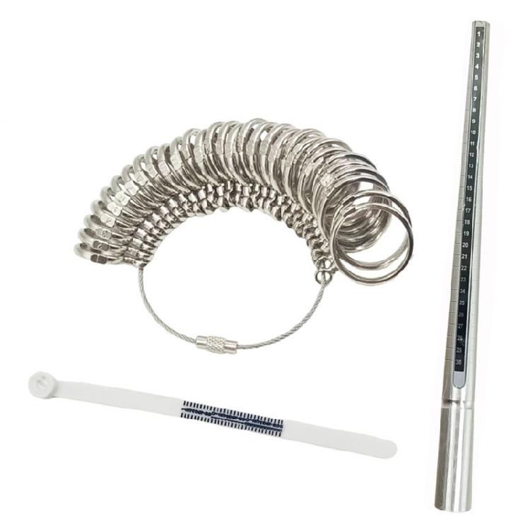 User Friendly Ring Sizer Instrument Featuring Metal Build for Convenient and Precise Jewelry Fit Assessment