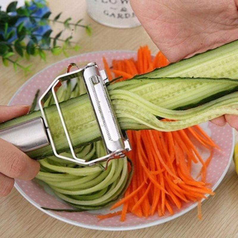 1/3Pcs Stainless Steel Vegetable Peeler Set Multifunctional Fruit Slicer Cutter Tools Potato Carrot Grater Julienne Peeler