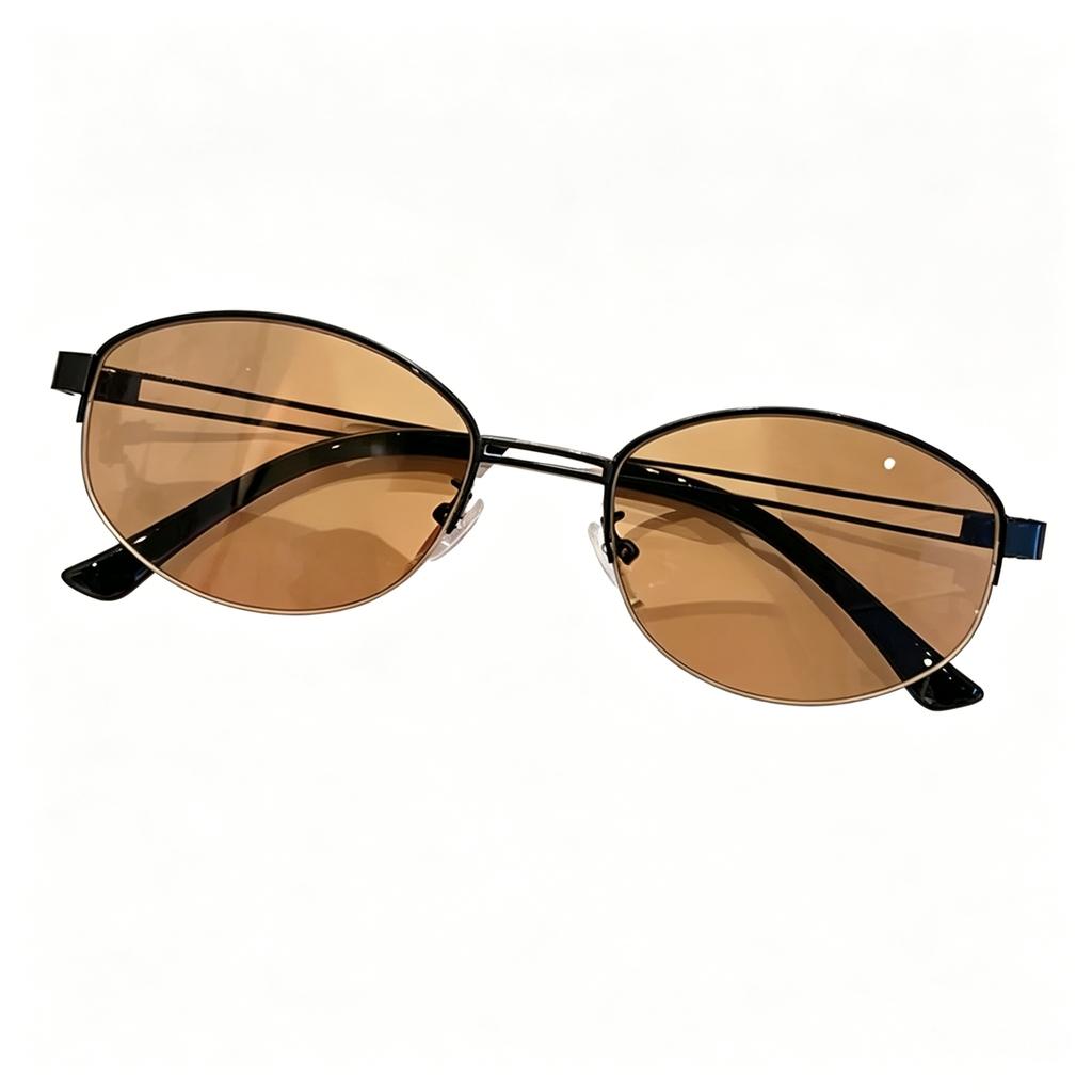 Xiaomi Glasses for Woman, Man Sunglasses – Oval Metal Frame UV400 Sunglasses, Fashionable Outdoor Sun Glasses