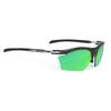 RUDY PROJECT Sports Sunglasses for Road and RYDON SLIM Carbon Frame with Polar 3FX HDR Green Bikes, Cycling, Marathons, Jogging, Triathlons, Tennis,