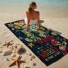 Mario Luigi Custom Name Soft Beach Towel Outdoor Vacation Beach Towel Outdoor Blanket Beach Towel Portable For Travel Beach