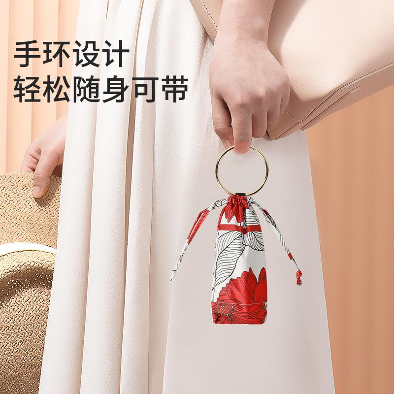 New 50% off colored glue bracelet umbrella flower sunscreen UV protection parasol small fresh umbrella 50% off rain and shine
