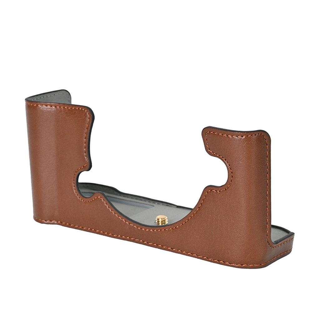 Skórzany Półetui na Aparat For Nikon Zf ZF Otwór na Baterię Dolna Pokrywa