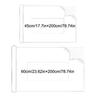  Electrostatic Whiteboard Sticker Reusable Pp Teaching Graffiti Drawing Board Removable Household Erasable Whiteboard