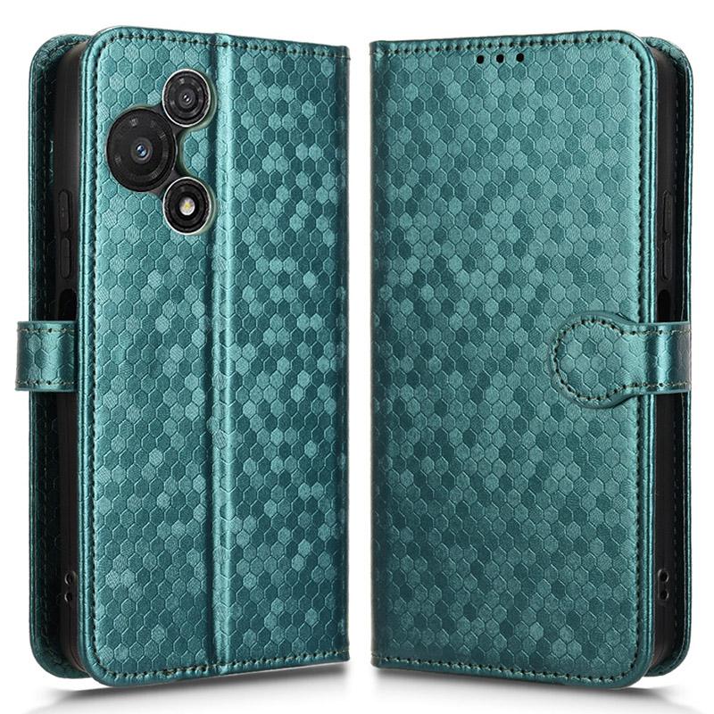For TCL 60R 5G T519H/60 5G T521H Wallet Case Dot Pattern Imprint PU Leather Phone Cover