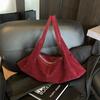 Large Capacity Bag Women's Autumn and Winter Matte Retro Shoulder Messenger Bag Commuter Dumpling Bag