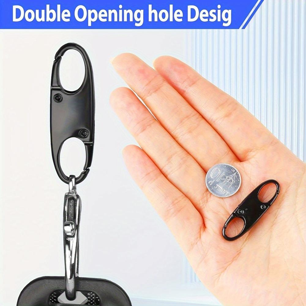 S-Shaped Clips - Secure Zipper Locks for Bags, Backpacks & Gear | Anti-Theft Durable Spring Hooks for Camping, Fishing, Outdoor Adventures