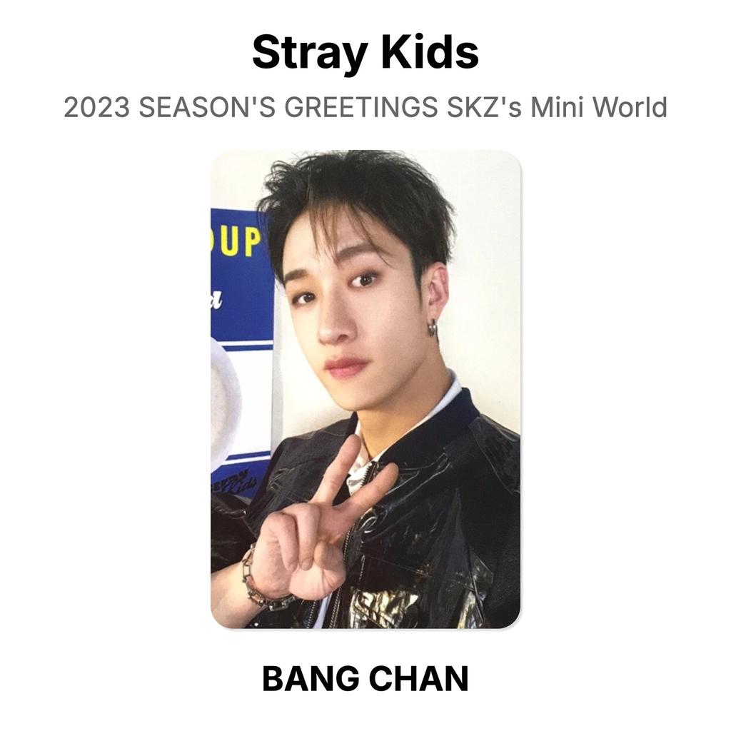 Stray Kids 2023 SEASON'S GREETINGS SKZ's Mini World Official Photocard