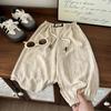 Kids' Korean-Style Loose Fit Summer Pants - Mosquito-Proof, Solid Color, Unisex Joggers