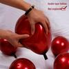 Double-Layer Cherry Red Party Balloons (5", 10", 12", 18", 36")