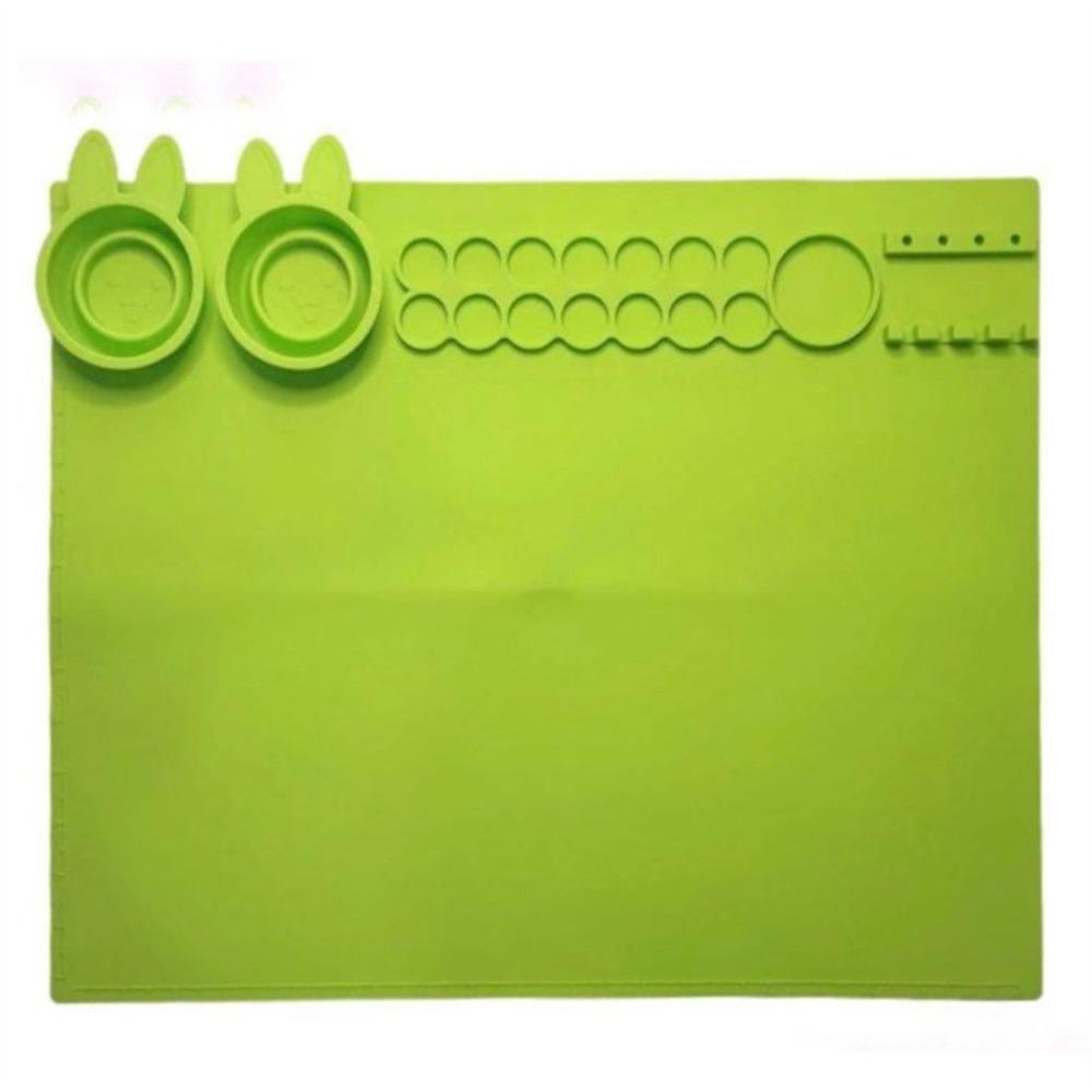 

Art Silicone Painting Mat Hexagon Graffiti Painting Mat Art Silicone Craft Mat DIY Painting зелёный