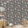 Forest Animals and Plants Wallpaper for Living Room and Bedroom 50x1000