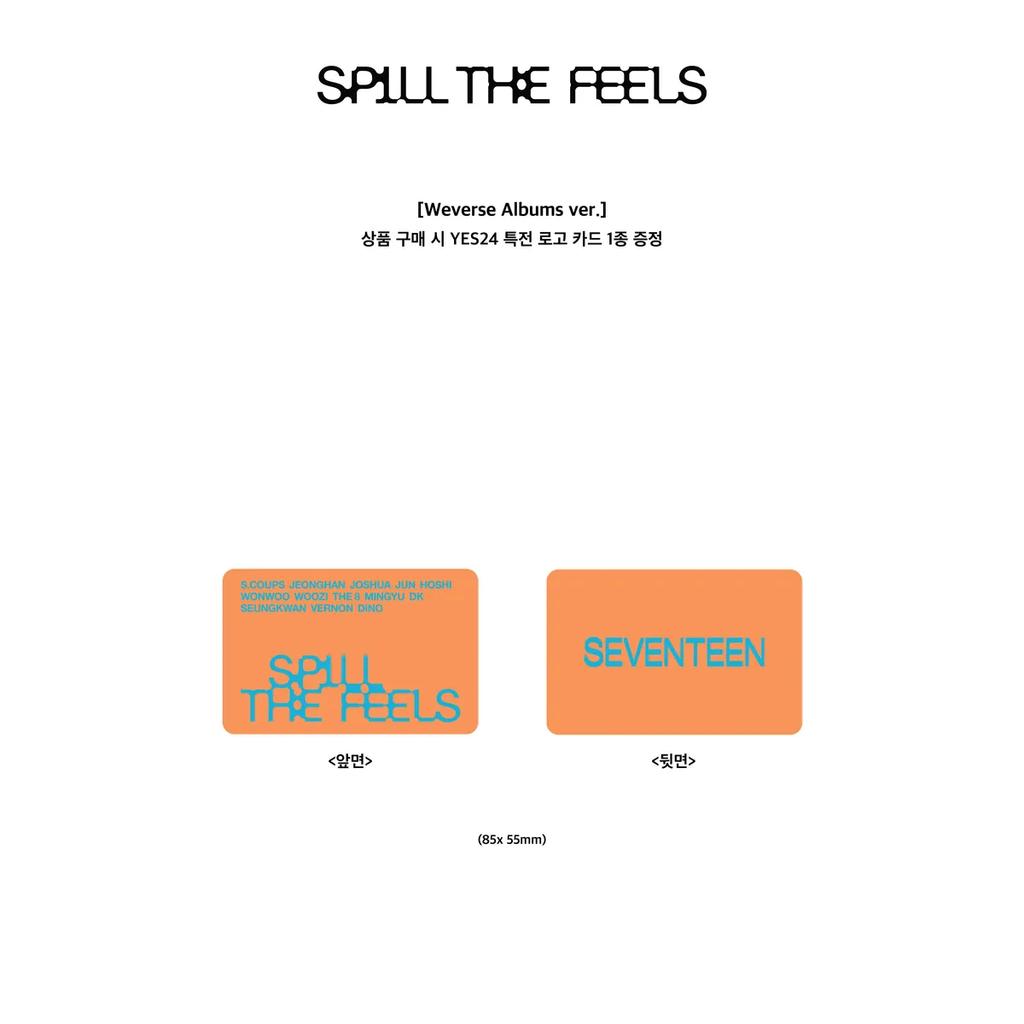 SEVENTEEN - SEVENTEEN 12th Mini Album 'SPILL THE FEELS' [Weverse Albums ver.]