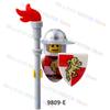 Hochwertige Mittelalterliche Fantasy-Kreatur Hochwertige Ritter Hochwertige Figuren Hochwertiges Gebäude Hochwertige Bausteine Hochwertige Römisches Heer