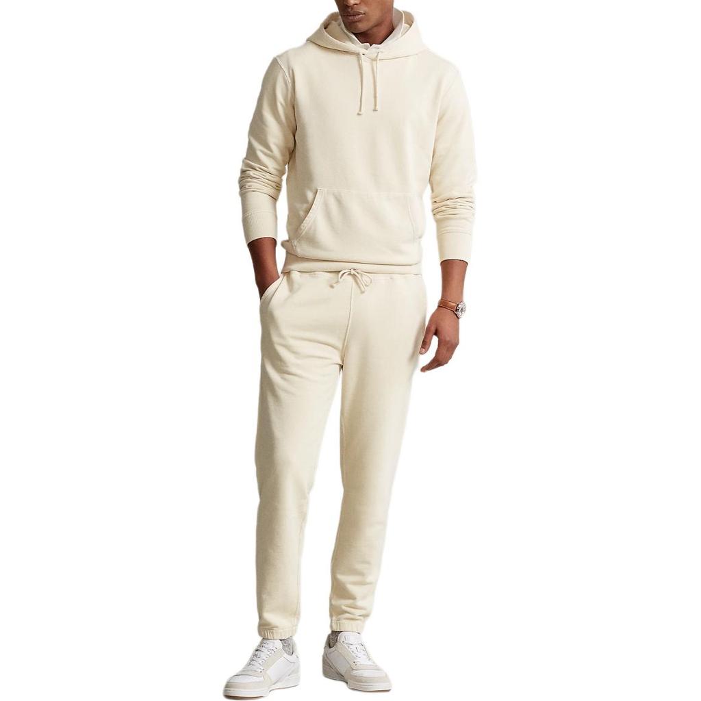 Polo Ralph Lauren FW25 Small Pony Logo Embroidered Solid Color Cotton Fleece Hooded Long Sleeve Sweatshirt Men Sweatshirt MNPOKNI16822233-101