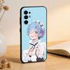 Rem R-Re Anime Z-Zero  Phone Case For Samsung S25,S24,S21,S22,S23,S30,Ultra,S20,Plus,Fe,Soft Silicone Black Cover