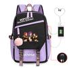 Animation Peripheral Printing Korean Version Style Children'S Backpack College Style Junior High School Student Leisure Schoolbag