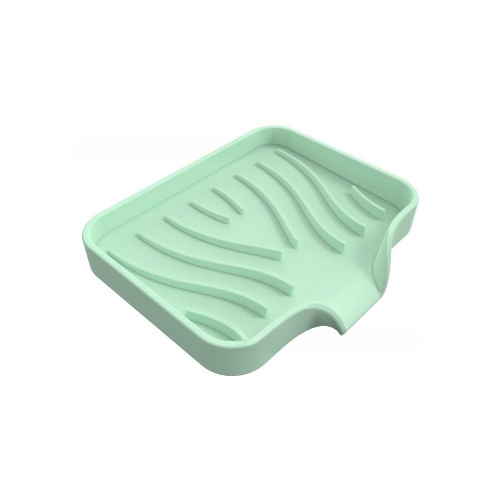 The New Silicone Soap Box, Japanese-style Bathroom Soap Rack, Multifunctional Drain Pad Rack, Punch-free Soap Tray