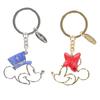 Matching Pair Keychain Set Mouse Minnie Mouse Disney Resort Exclusive [Hobbies] (Mickey & Face-to-Face Cutouts)