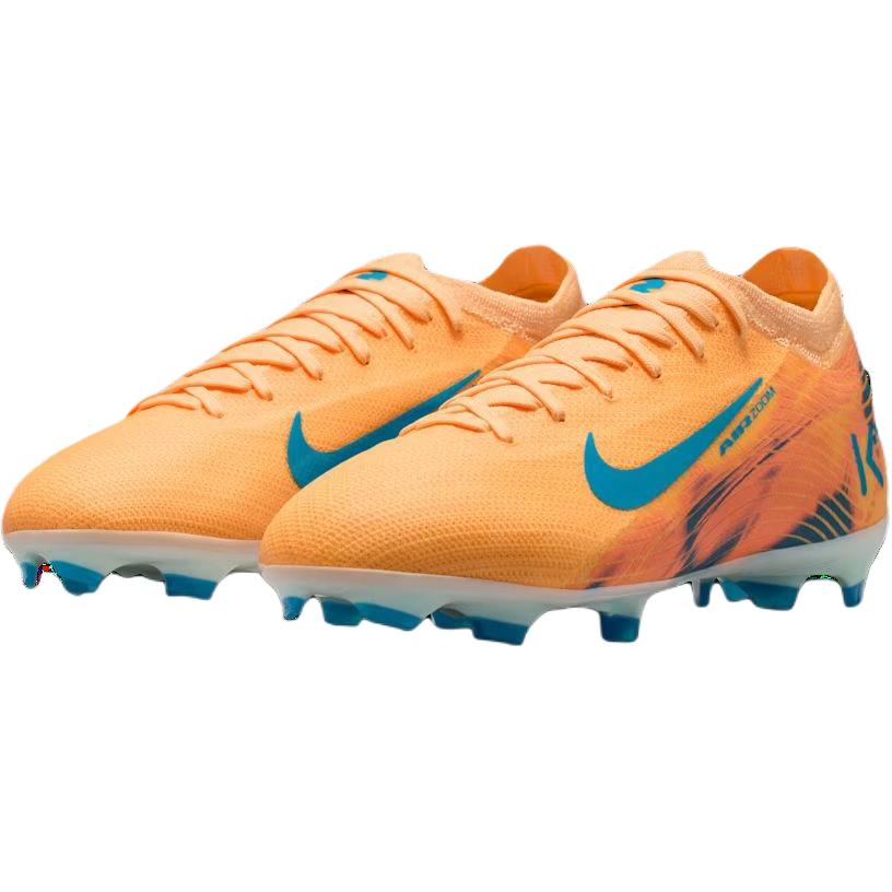 Kylian Mbappé x Nike Jr. Ghete Mercurial Vapor 16 Pro GS Nuanță Pepene Galben/Igloo/Turcoaz Neo pentru Copii Portocaliu HF5450-801