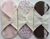 Sweet Cotton Cloth Sanitary Organic Knit Liners Pads, (Leela Set) 3-Pack