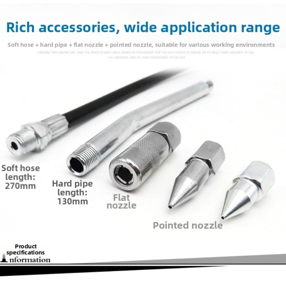 400CC High Pressure Grease Tool with Comfortable Grip Zinc Alloy Trigger for Smooth Operation in Industrial Use