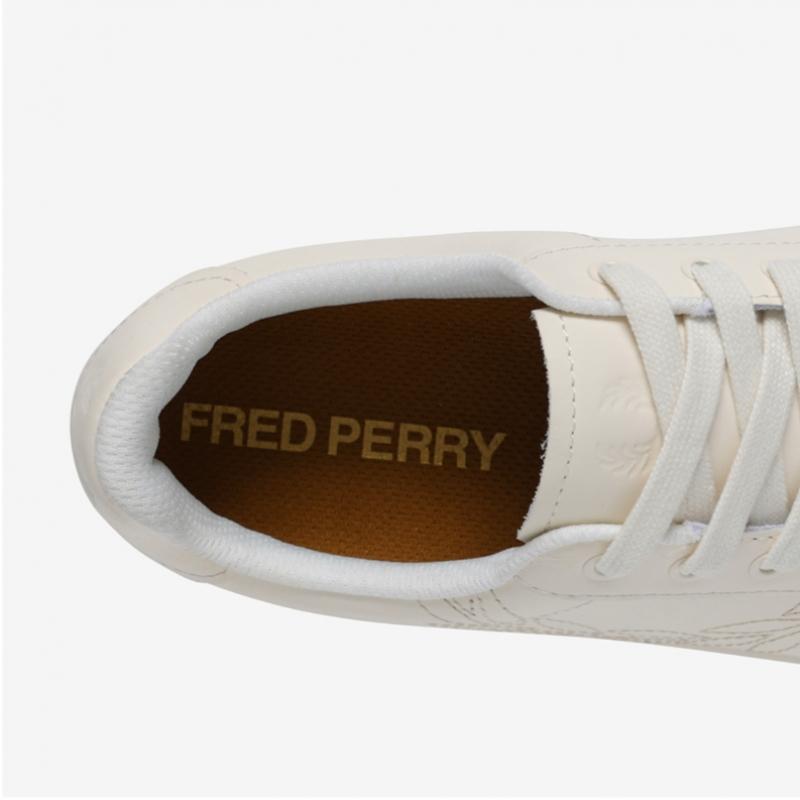 Fred Perry Men S SneakerS B721 Leather Embroidered overSized Branded