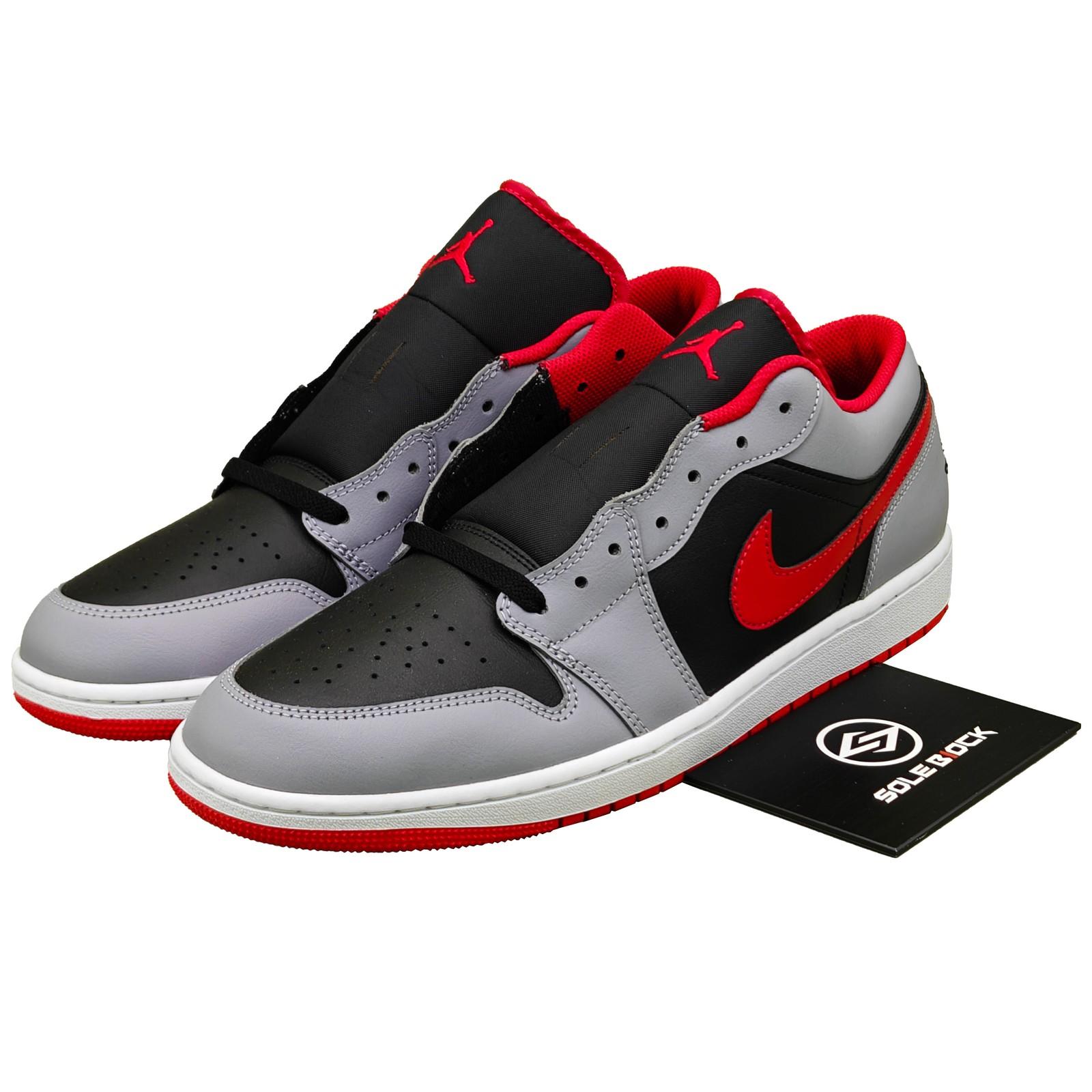 Air Jordan 1 Low Cement Fire Red - 553558-060 44