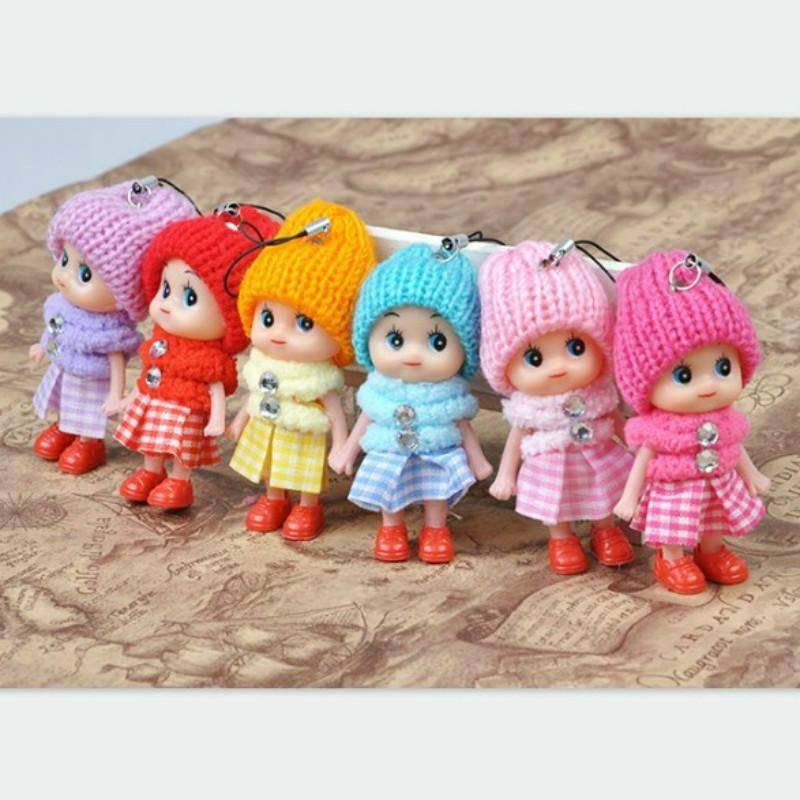Mini Peluş Hayvanlar Anahtarlık Sevimli Moda Çocuklar Peluş Bebek Anahtarlık Yumuşak Doldurulmuş Oyuncaklar Anahtarlık Bebek Kızlar Kadınlar Için