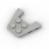 50pcs Compatible MOC Brick Parts 90194 48183 Wedge Plate 3 X 4 Building Block Particle DIY Assmble Kid Puzzle Brain Toy Gift