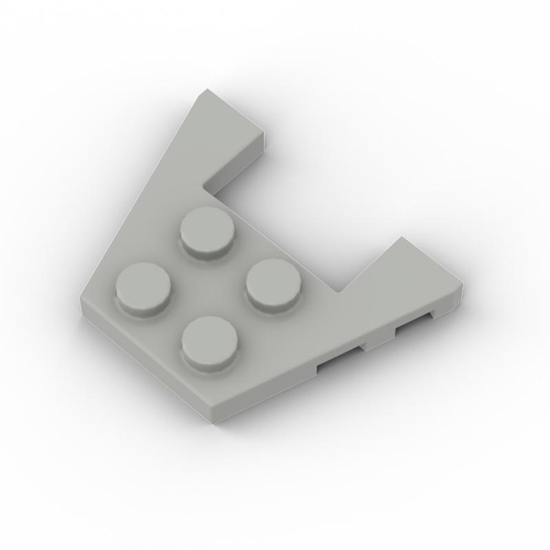 

50pcs Compatible MOC Brick Parts 90194 48183 Wedge Plate 3 x 4 Building Block Particle DIY Assmble Kid Puzzle Brain Toy Gift 50pcs світло-сірий колір