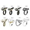 Women Girls Men Rattlesnake Ring with Tail Opening Adjustable Ring Jewelry Gifts