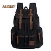 AUGUR Vintage Canvas Backpack for Men – Dual-Shoulder Laptop & School Bag