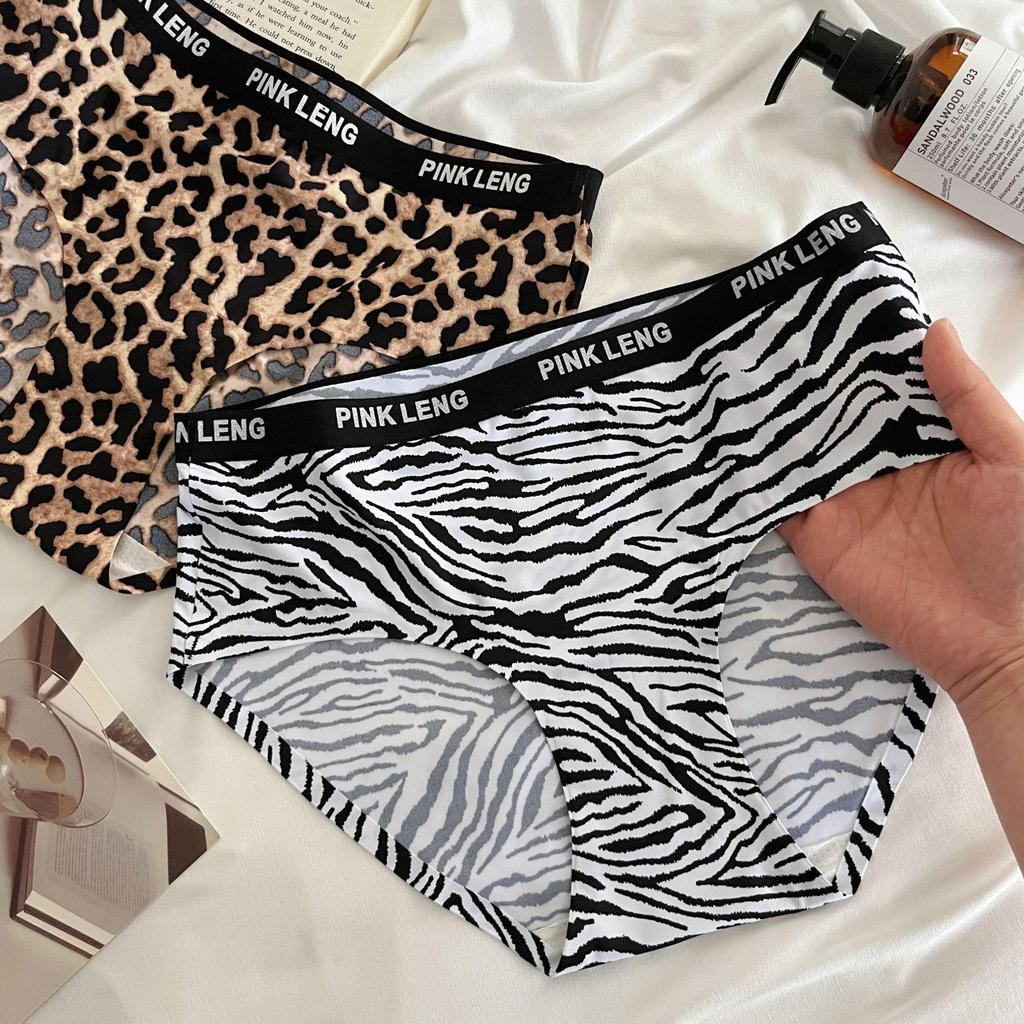 Calcinhas Sem Costura de Seda Gelo Estilo Japonês de Cintura Média - Sem Enrolar, Calcinhas Sexy de Peça Única para Mulheres