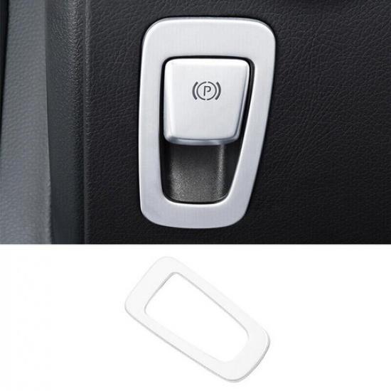 W205 Emergency Button Cover Car Console Multimedia Sliver Steel For Benz C-Class