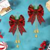 6Pcs/Set Creative Christmas Bows Hanging Ornament Christmas Tree Charm  Xmas Party Supplies