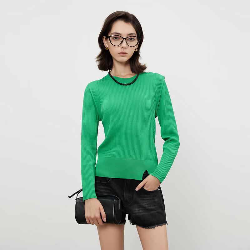 

Женский трикотажный топ Gejin с длинным рукавом для通勤 L