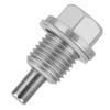 Magnetic Oil Drain Plug M14X1.5 Car Engine Oil Pan Plug Metal for Honda Ford Mazda Hyundai Kia Motor Oil Draining Bowl