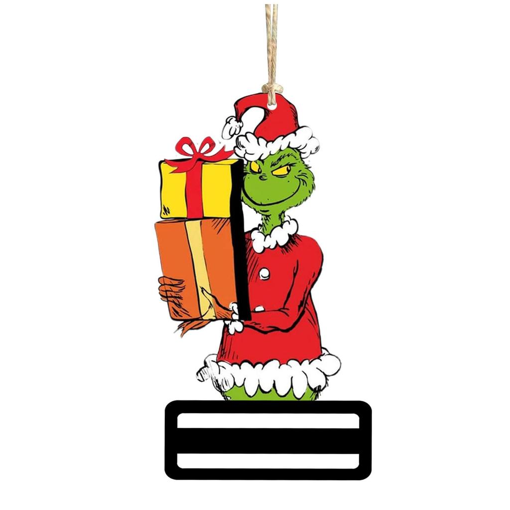 Clip Pendant Christmas Decoration Wooden Money Saving Ornaments Wooden Creative Crafts