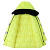 Reflective Inflatable Down Raincoat - Warm Jacket for Construction Security Guards