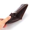 RFID Blocking Men Wallet Vintage Faux Leather Bi-fold Wallet with ID Window Coin Pocket Portable Folding Anti-Theft Credit Card Holder