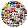 10/30/50/100Pcs Children's Truck Car Stickers For Suitcase Skateboard Laptop Luggage Fridge Phone Car Styling Sticker